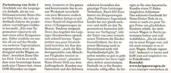 Leipziger Rundschau Artikel Seite 2